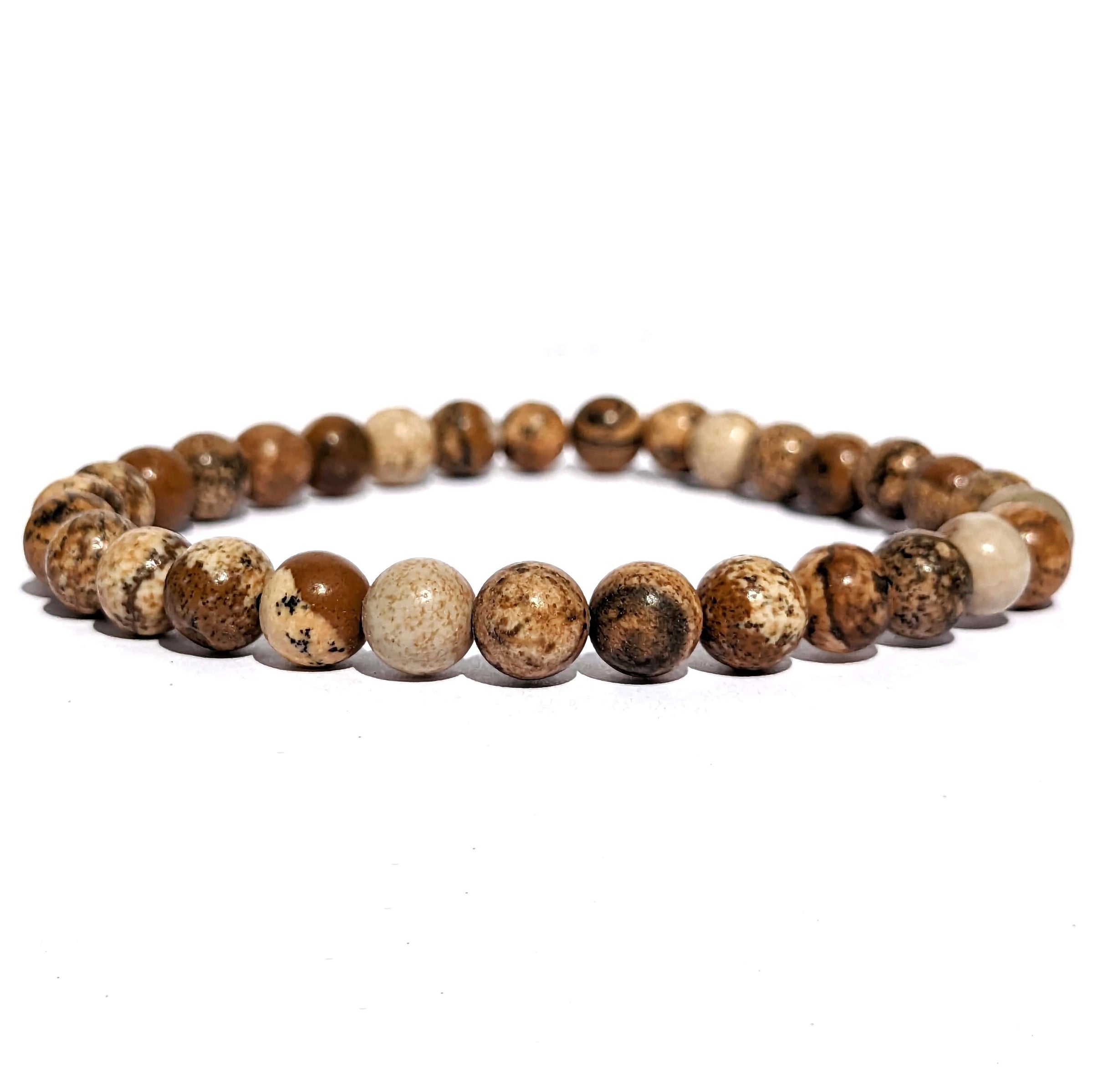 Bijoux et pierres en jaspe paysage